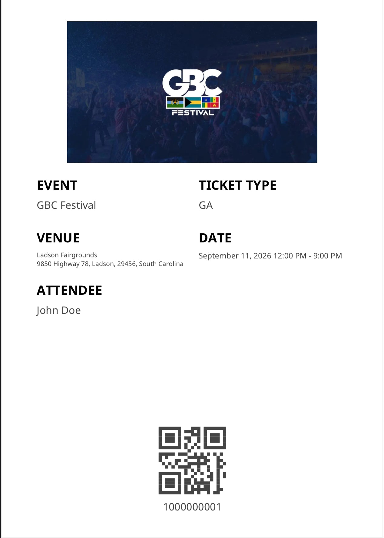 GBC Festival Early Bird Tickets