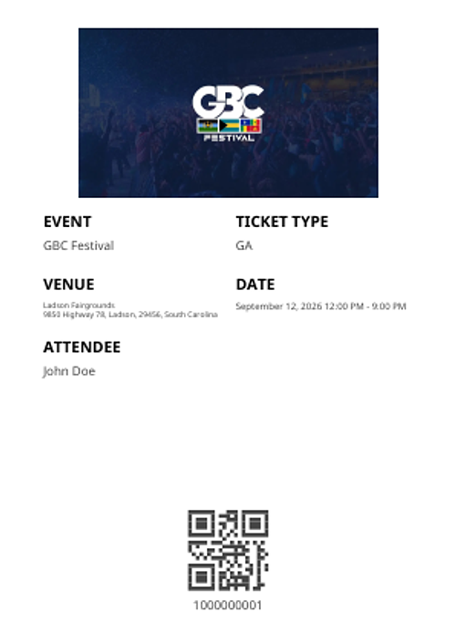 GBC Festival Early Bird Tickets